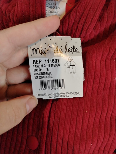 Conjunto Bebê  Inverno  Casaco Com Capuz E Calça Estampada - Imagem 6