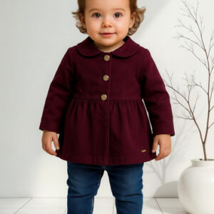 Casaquinho Infantil Feminino Paraiso Vinho