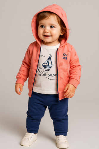 Conjunto Infantil Bebê  3 Peças