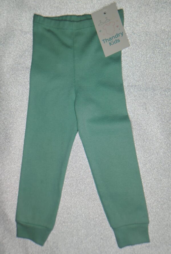 Calça Bebê Unissex Verde 6 a 9 Meses (100% Algodão) - Imagem 4
