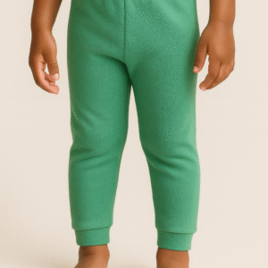 Calça Bebê Unissex Verde 6 a 9 Meses (100% Algodão)