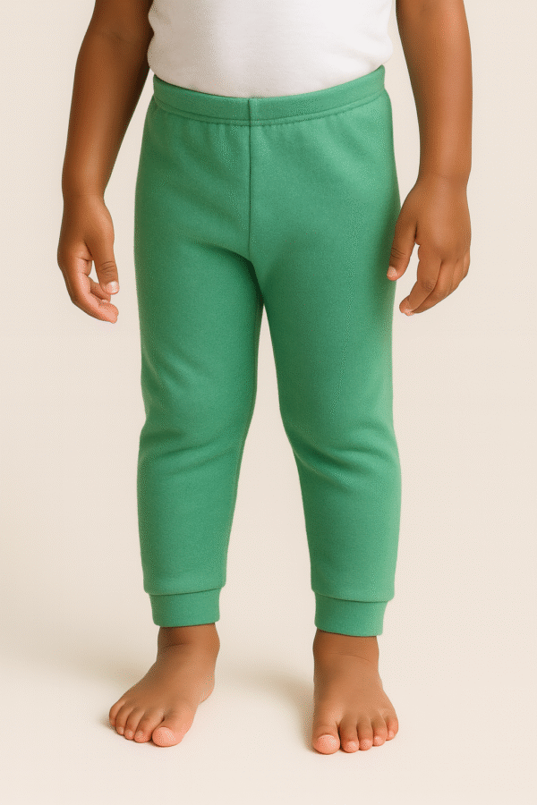 Calça Bebê Unissex Verde 6 a 9 Meses (100% Algodão)