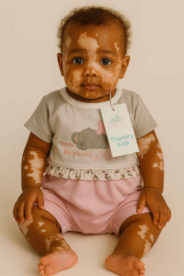 Macacão Menina P (1 a 3 meses) Rosa com Bordado Elefante