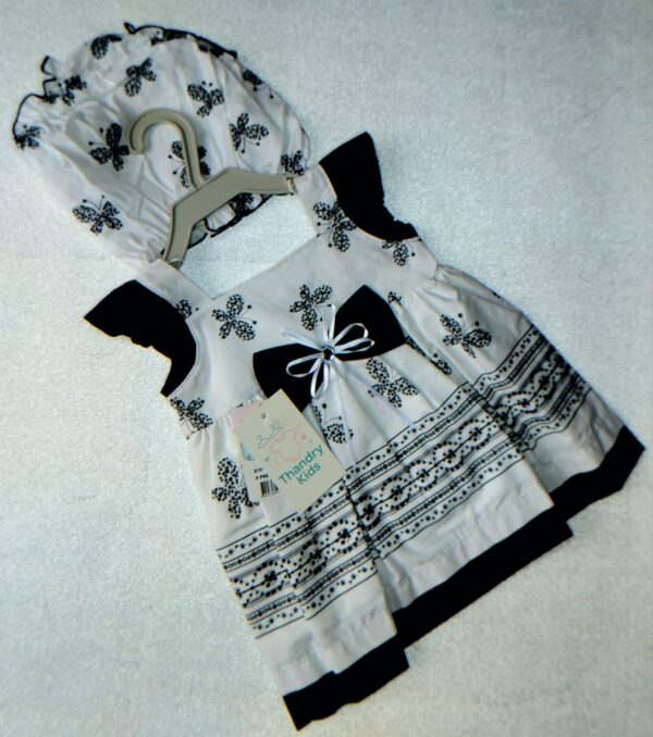 Vestido Infantil com Calcinha Borboleta Preto P (1 a 3 meses) - Imagem 6