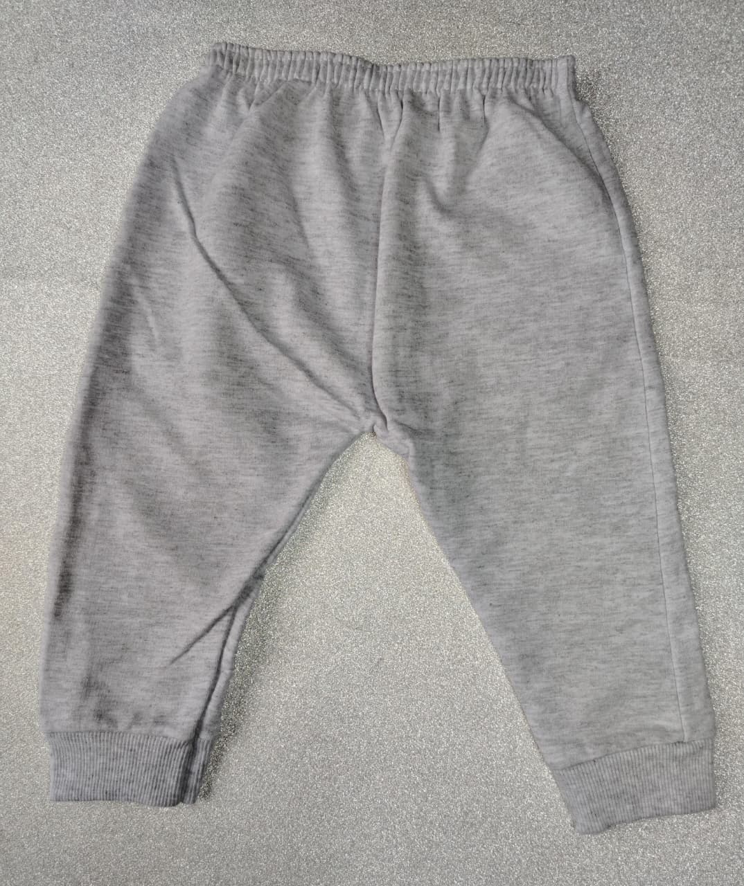 Conjunto Moletom Bebê Unissex Cinza com Capuz Peluciado – Hello Baby P (1 a 3 meses) - Imagem 8