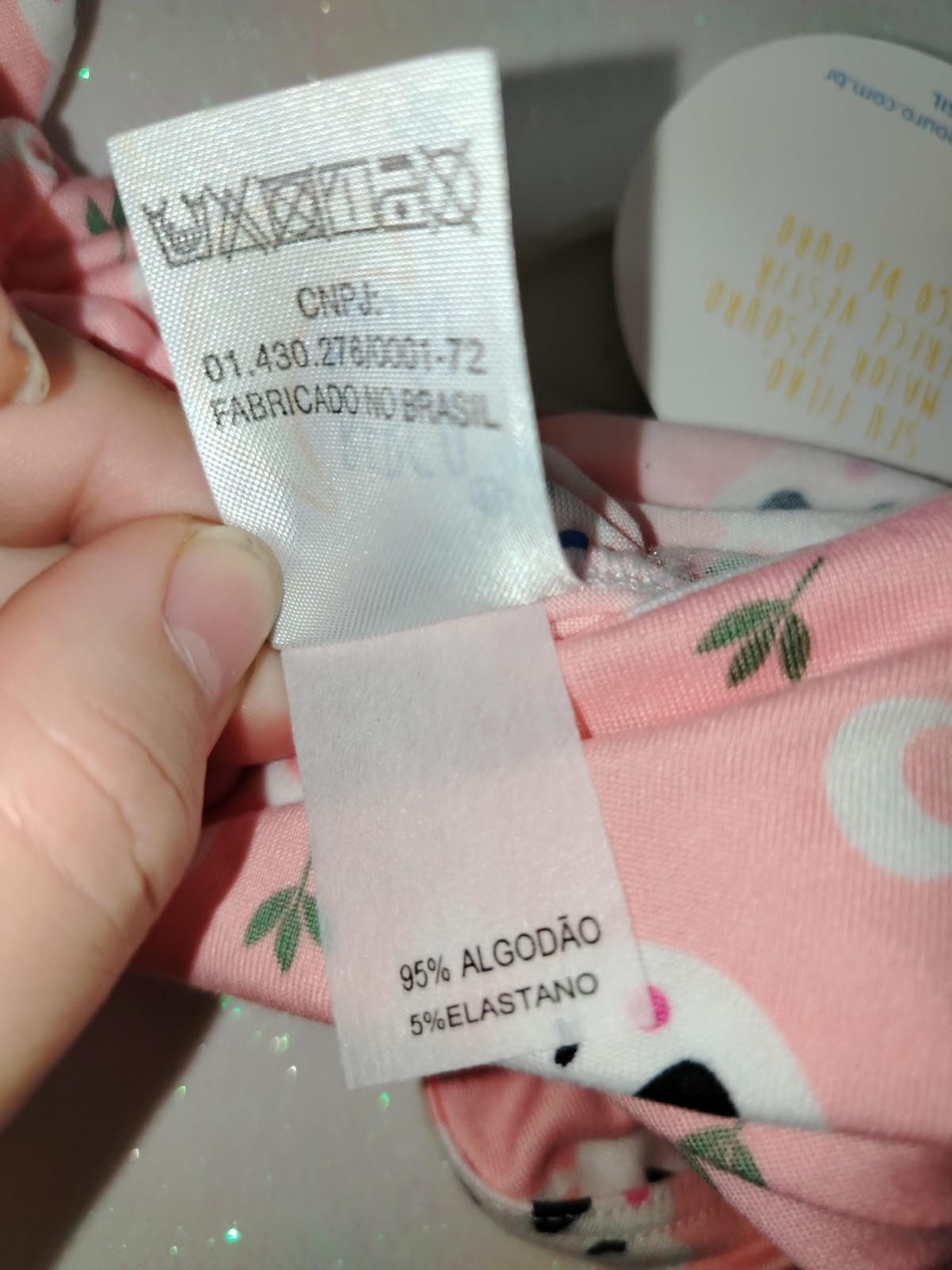 Body Manga Longa RN Koala Rosa - Imagem 2