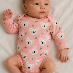 Body Manga Longa RN Koala Rosa