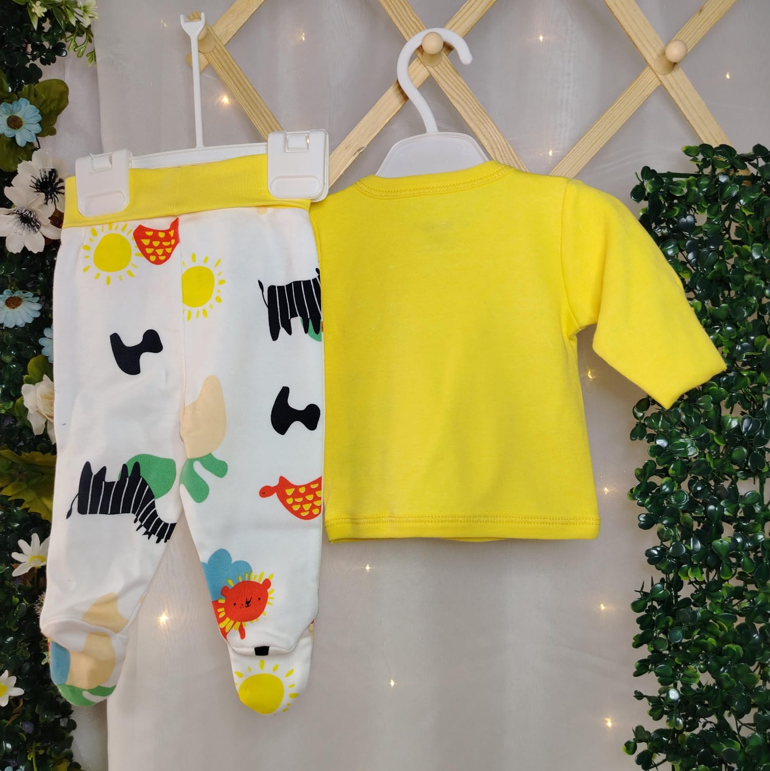 Conjunto 3 Peças RN Bebetto Leãozinho (Blusa, Calça e Touca) - Imagem 3