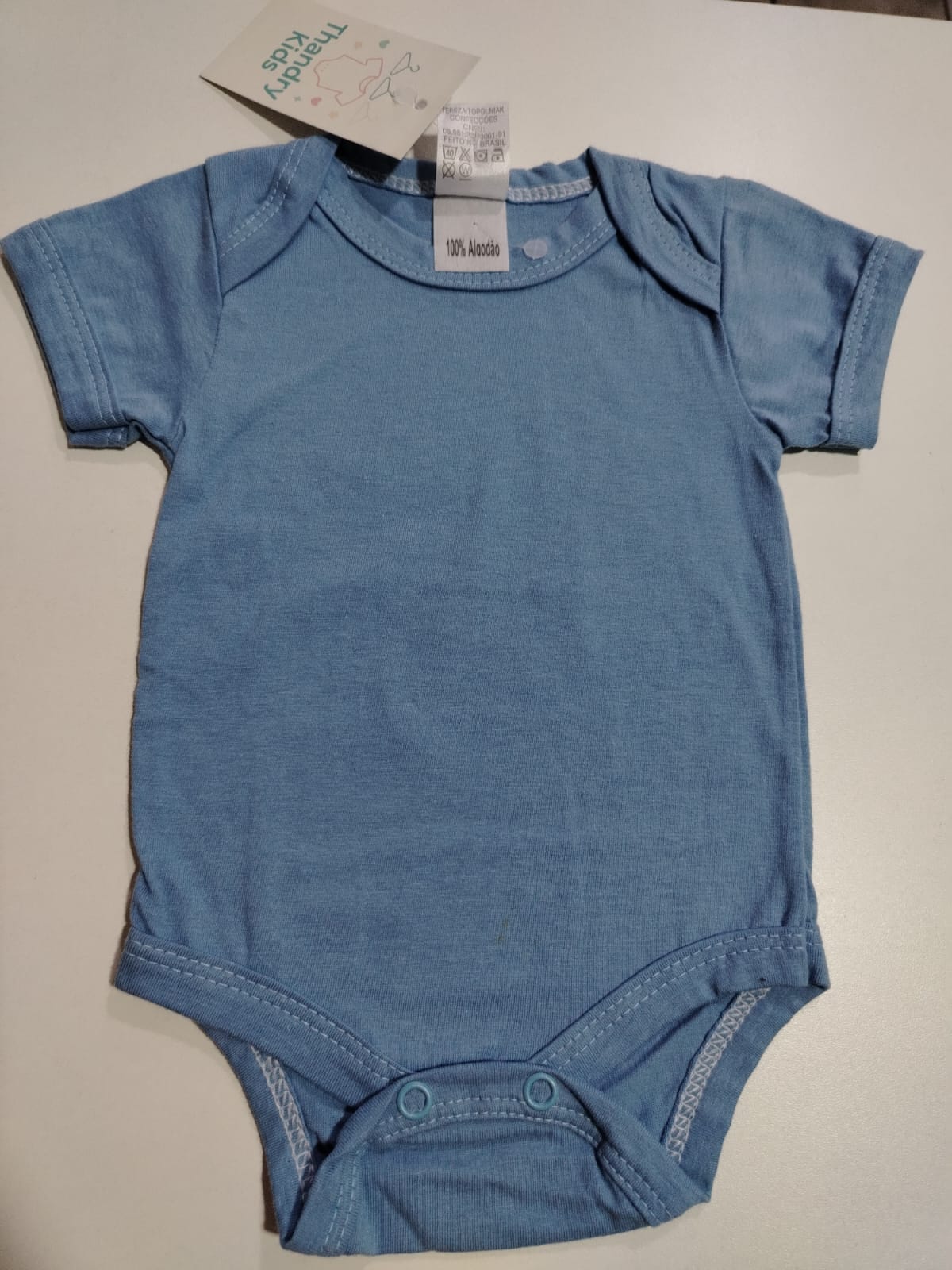 Macacão Menino Azul P (2 a 4 meses) - Imagem 3