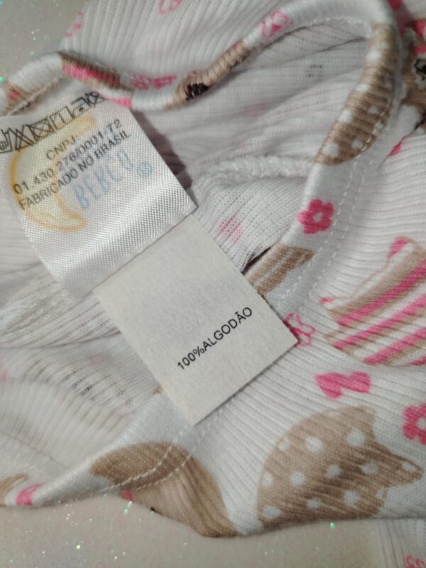 Conjunto Body Manga Longa + Calça Estampado RN Sortido - Imagem 2