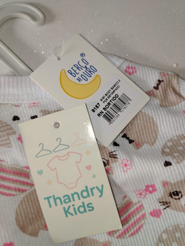 Conjunto Body Manga Longa + Calça Estampado RN Sortido - Imagem 4
