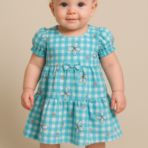 VESTIDO INF MC XADREZ FRANZIDO LACO 1AO3 REF40756 tamanho 1