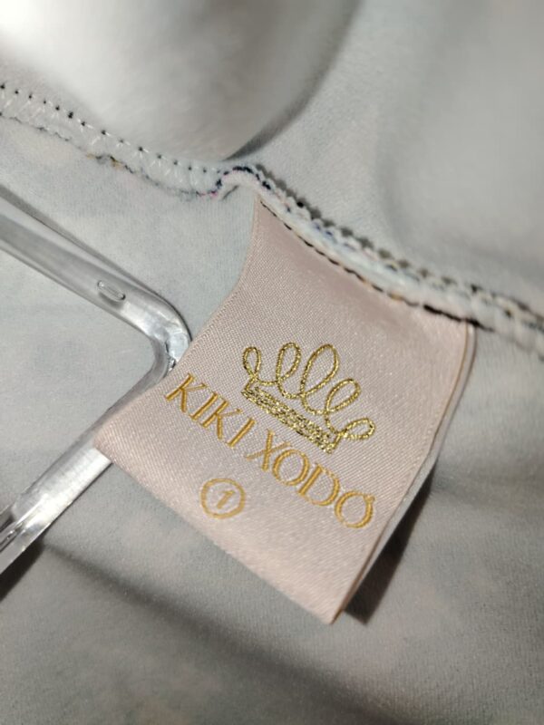 VESTIDO FEM INF C/DETALHES DOURADO REF3436 TAM 01 - Imagem 7