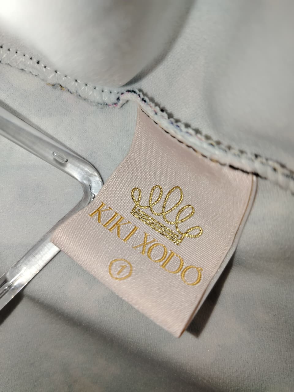 VESTIDO FEM INF C/DETALHES DOURADO REF3436 TAM 01 - Imagem 7