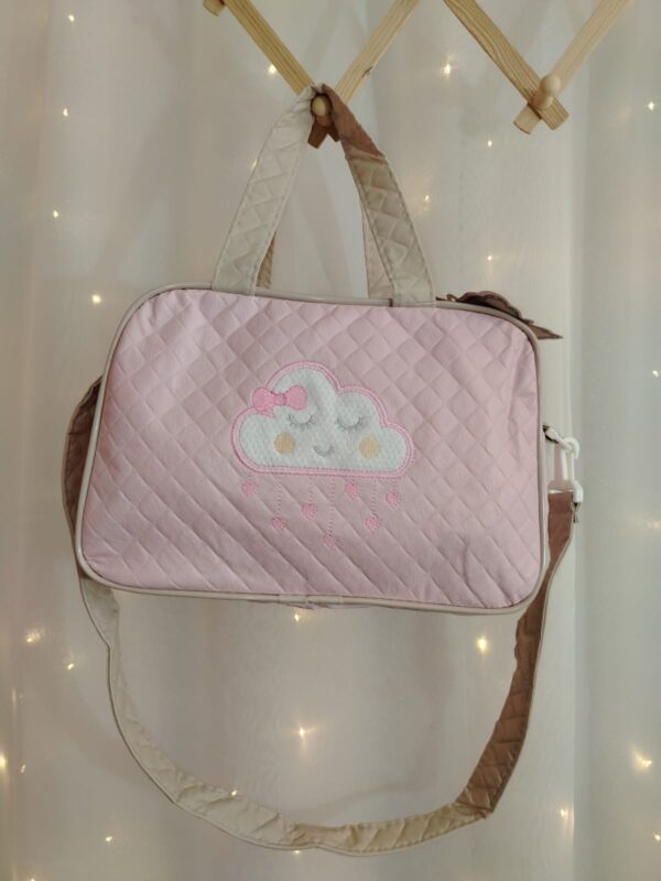 KIT 2PCS BOLSA MATERNIDADE CHUVA REF231/32 ROSA - Imagem 2