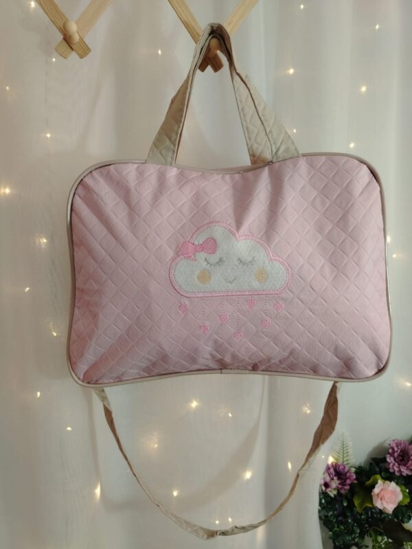 KIT 2PCS BOLSA MATERNIDADE CHUVA REF231/32 ROSA - Imagem 4