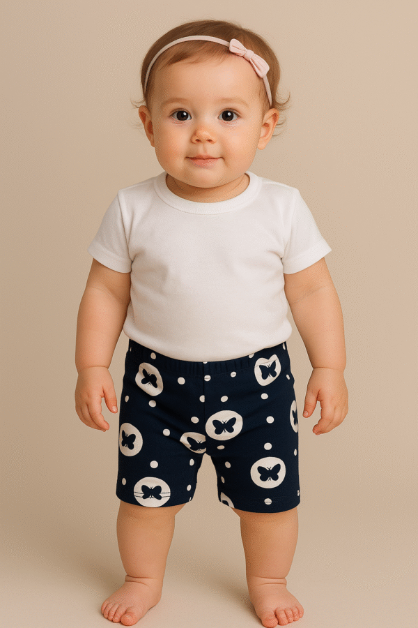SHORTS FEM INF CICLISTA ESTAMPADO 1 AO 3 REF107622