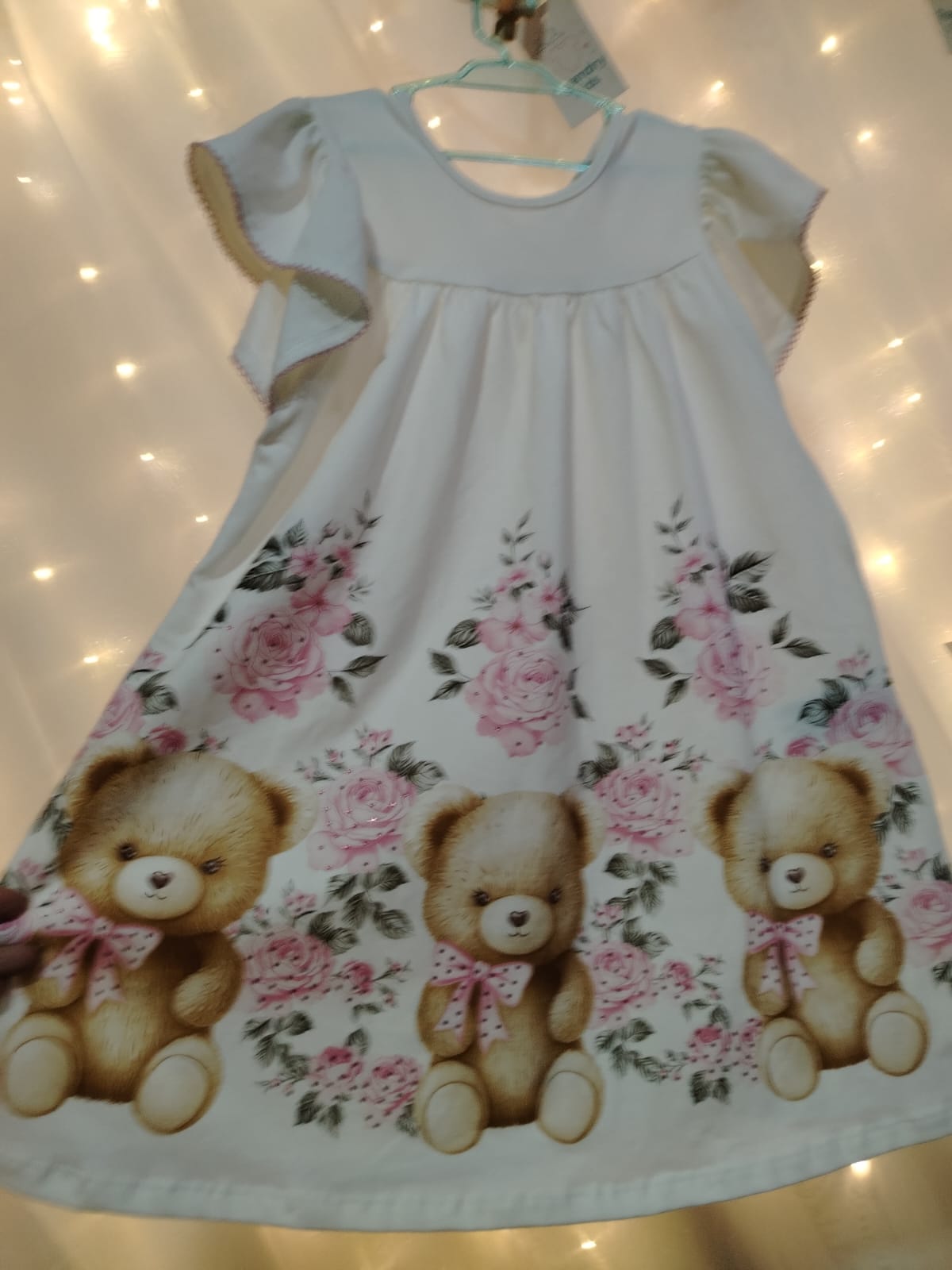 VESTIDO MC INF URSINHO FLORES 4AO8 REF2001001 TAMANHO 6 - Imagem 2
