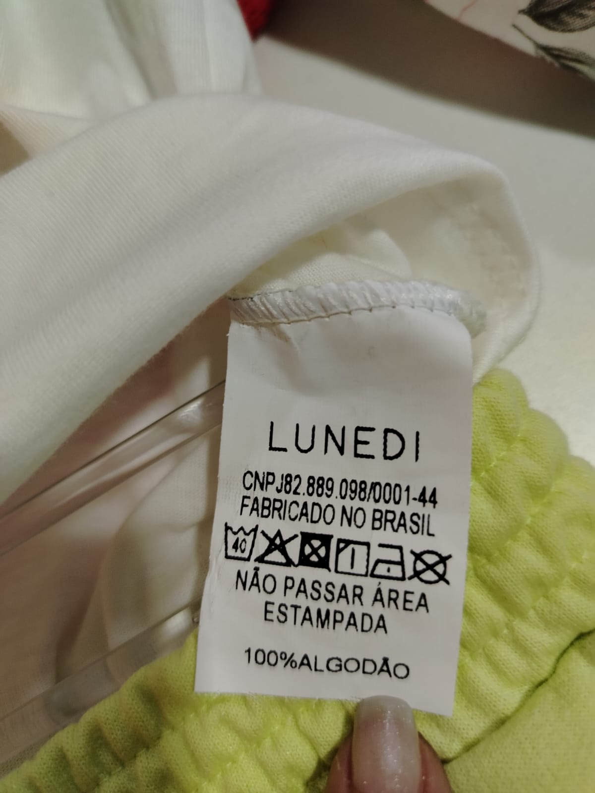 Conjunto Menina 6 Anos Lunedi “Blooming” (Branco e Verde Limão) - Imagem 6