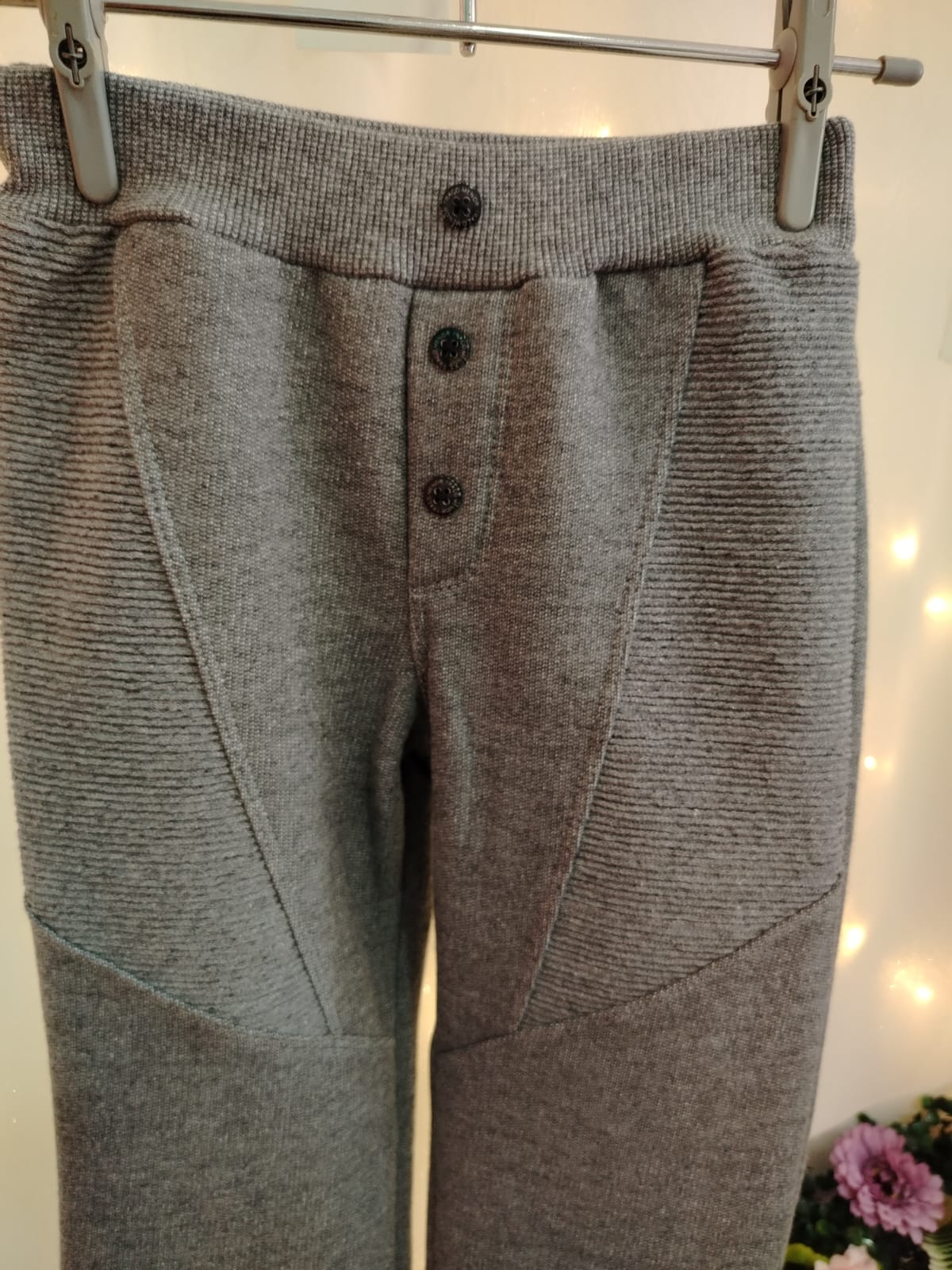 Calça Infantil Mescla Texturizada com Botões – Menino Tamanho 2  SKU: - Imagem 3