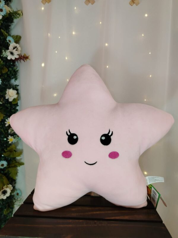 Almofada Estrela Rosa de Pelúcia – Fizzy (+18M)  tamanho GG