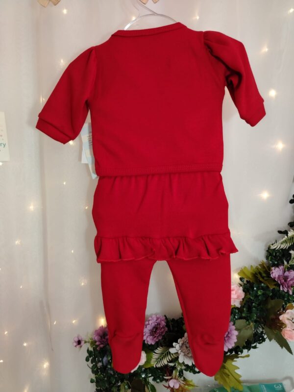 Conjunto Pagão Menina Vermelho RN (0 a 2 meses) 0306052 - Imagem 3
