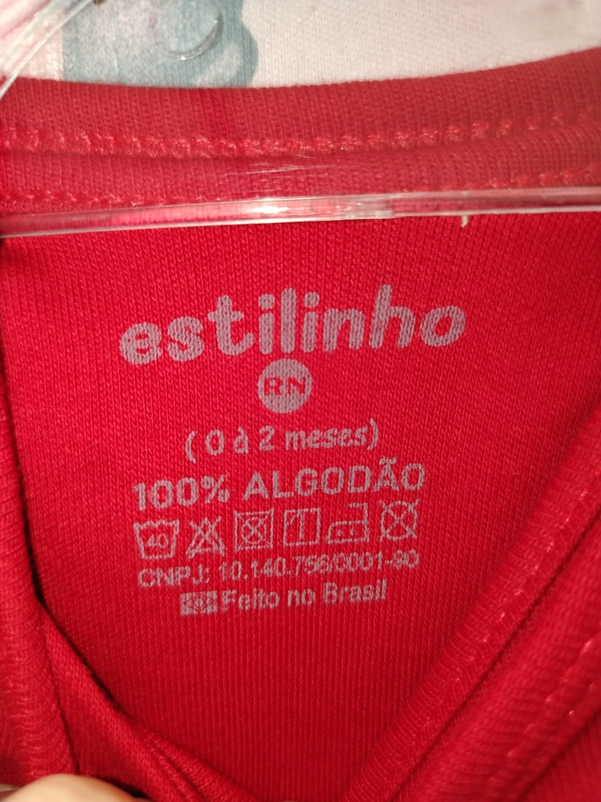 Conjunto Pagão Menina Vermelho RN (0 a 2 meses) 0306052 - Imagem 2