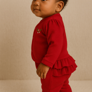 Conjunto Pagão Menina Vermelho RN (0 a 2 meses) 0306052