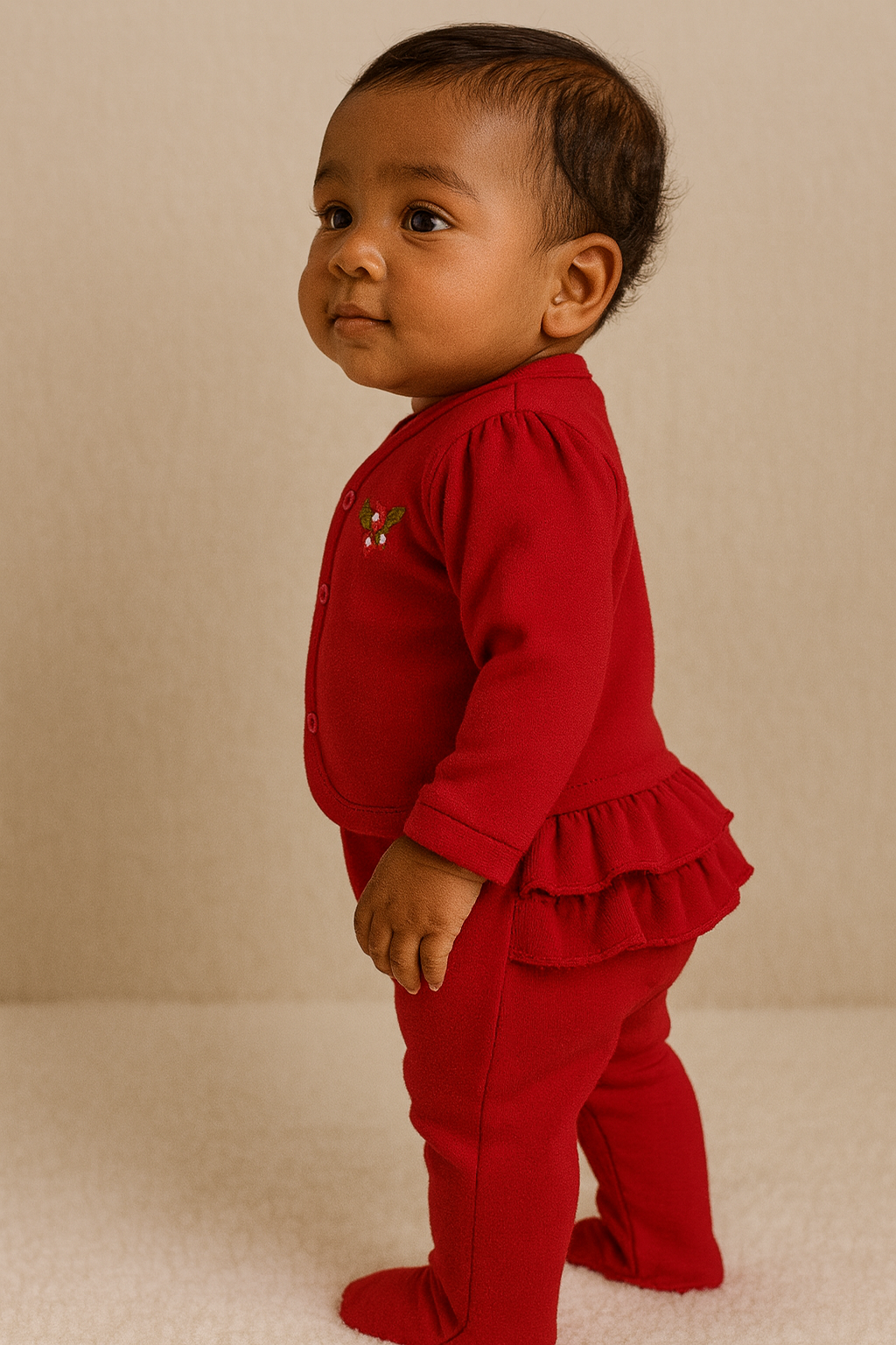 Conjunto Pagão Menina Vermelho RN (0 a 2 meses) 0306052