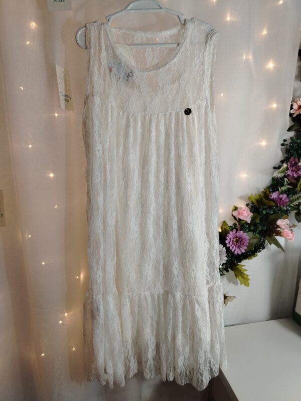 Vestido Renda Menina Tamanho 10 (9 a 10 anos) 09839803 - Imagem 2