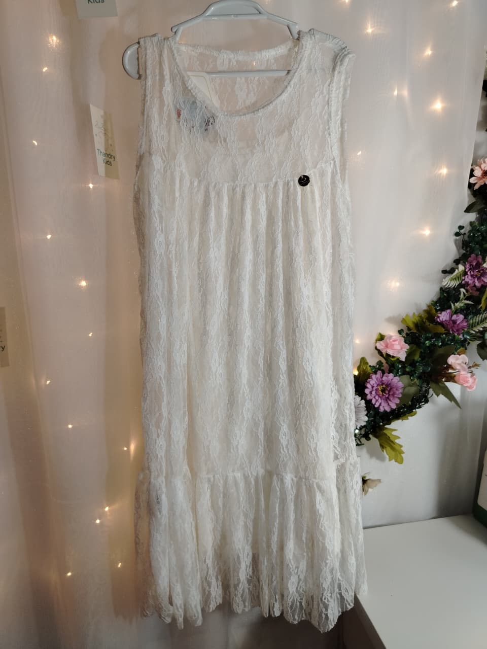 Vestido Renda Menina Tamanho 10 (9 a 10 anos) 09839803 - Imagem 2