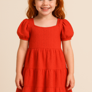 Vestido Malha Laise Menina Tamanho 10 (7 a 10 anos) 50888