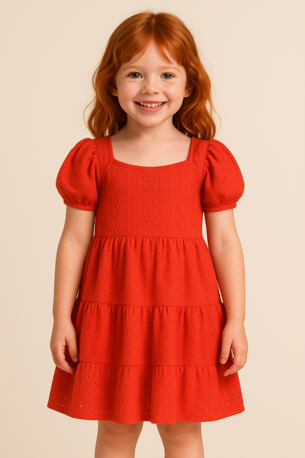 Vestido Malha Laise Menina Tamanho 10 (7 a 10 anos) 50888