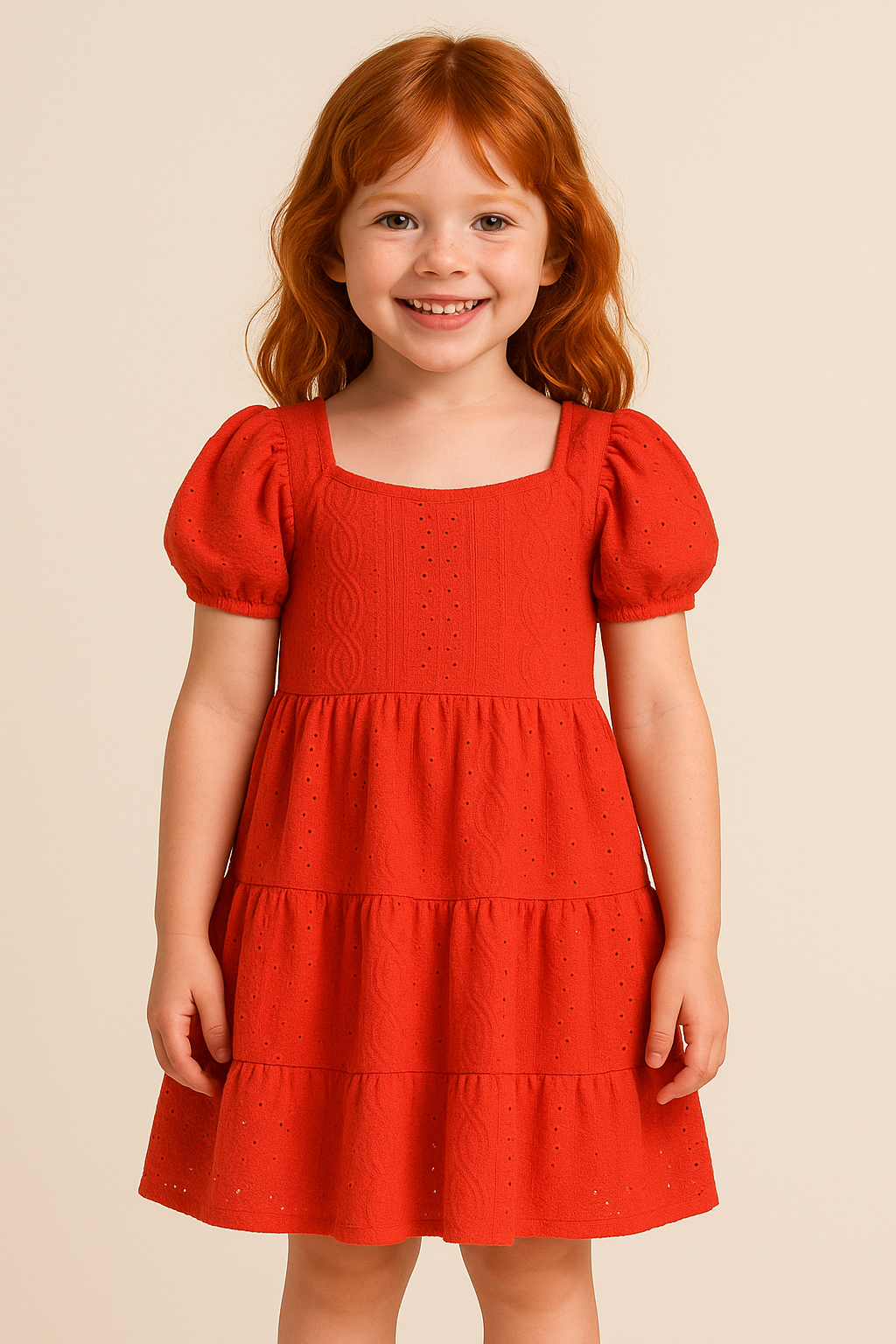 Vestido Malha Laise Menina Tamanho 10 (7 a 10 anos) 50888