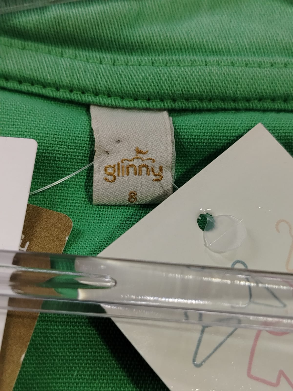 Jaqueta Infantil Feminina Verde Pistache com Botões Dourados – Glinny - Imagem 5