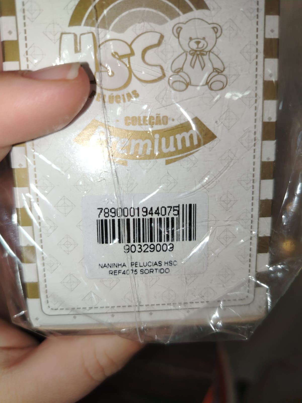 Naninha Hipopótamo Rosa HSC Pelúcias Premium - Imagem 3