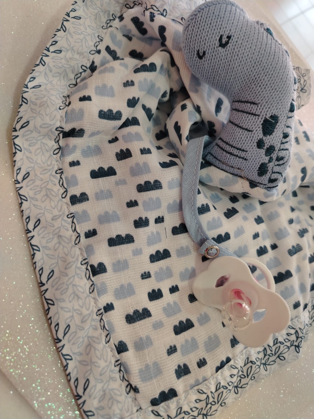 Naninha Dinossauro com Prendedor de Chupeta Minasrey HSC Premium - Imagem 2
