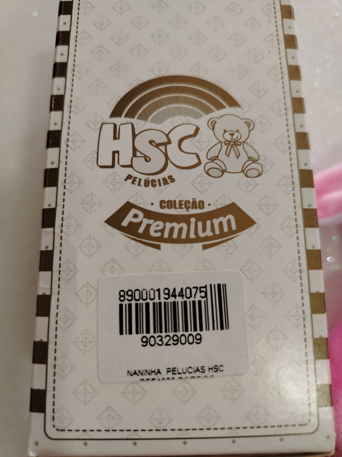 Naninha Coelhinha Rosa com Prendedor de Chupeta HSC Premium - Imagem 5