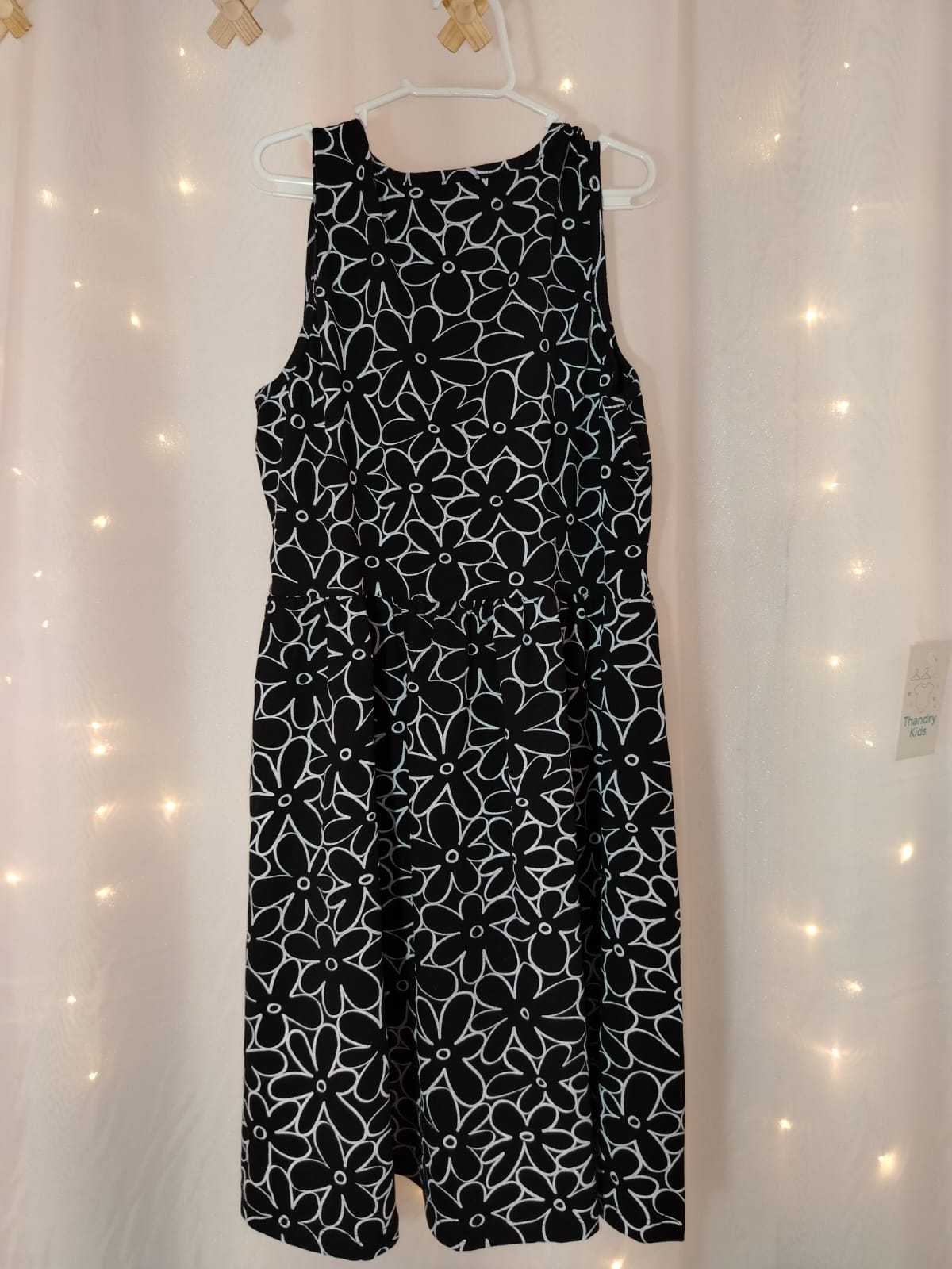 VESTIDO FEM JUV REGATA ESTAMPADO 10/16 REF232253 T - Imagem 3