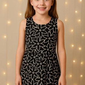 VESTIDO FEM JUV REGATA ESTAMPADO 10/16 REF232253 T