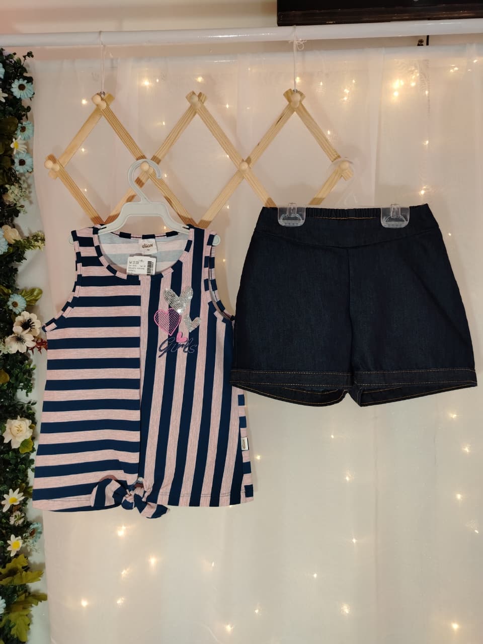 CONJ FEM REGATA SHORTS 10AO14 REF251359 TAMANHO  10 AZU - Imagem 2