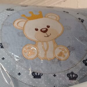 Kit Berço 10 Peças Urso Baby Azul – Balu Baby (Padrão Americano)
