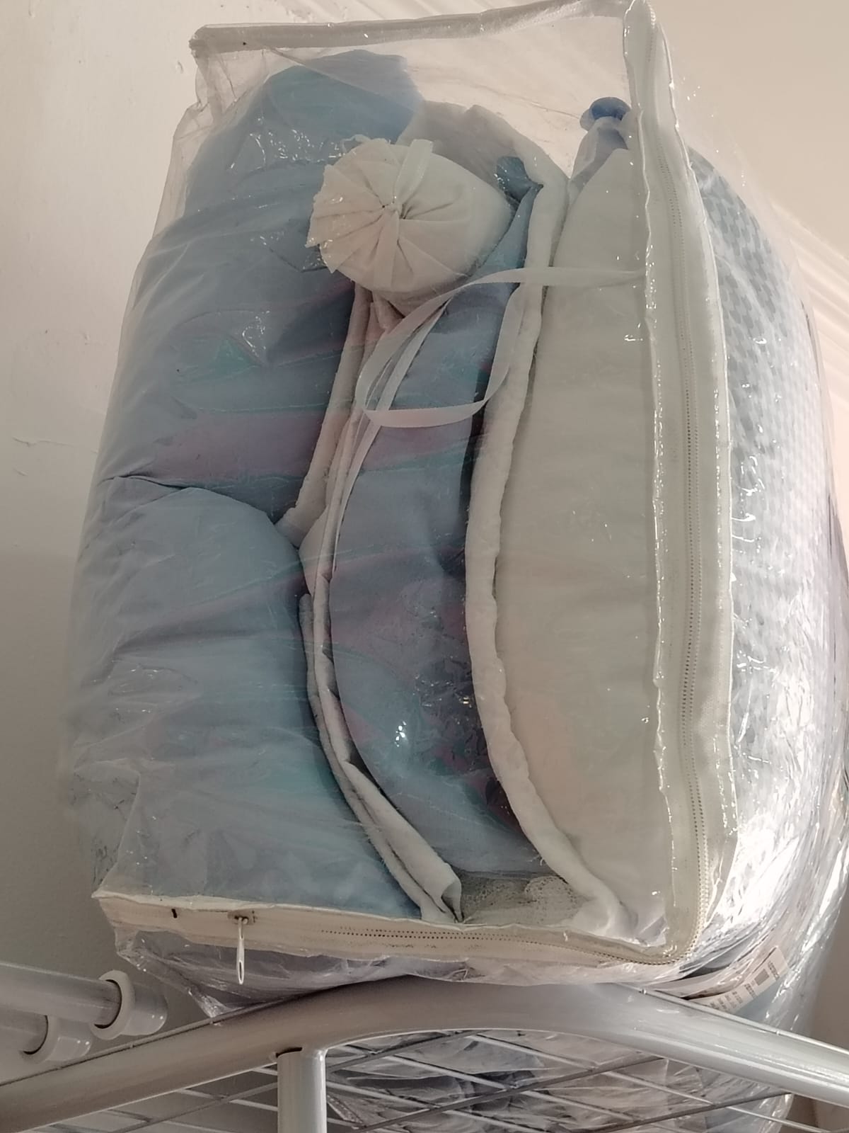 Kit Berço 10 Peças Urso Baby Azul – Balu Baby (Padrão Americano) - Imagem 2