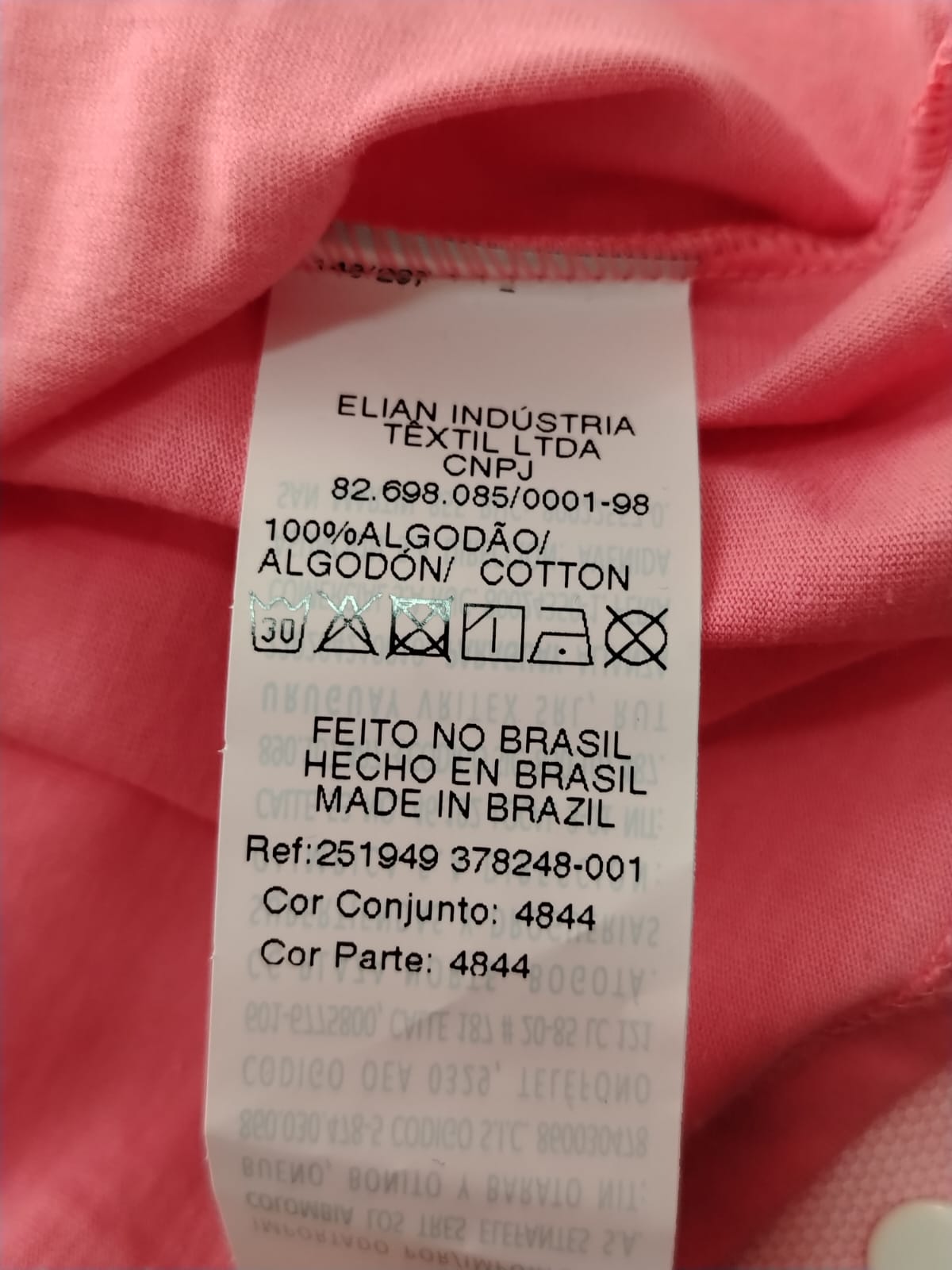 CONJ MC FEM JUV SHORTS CARGO 10 AO 16 REF251949 TAMANHO 10 - Imagem 8