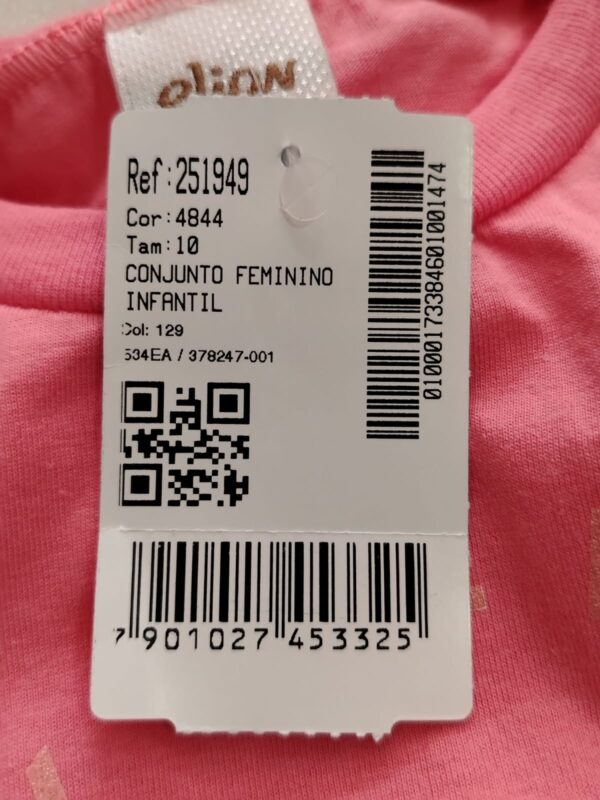 CONJ MC FEM JUV SHORTS CARGO 10 AO 16 REF251949 TAMANHO 10 - Imagem 7