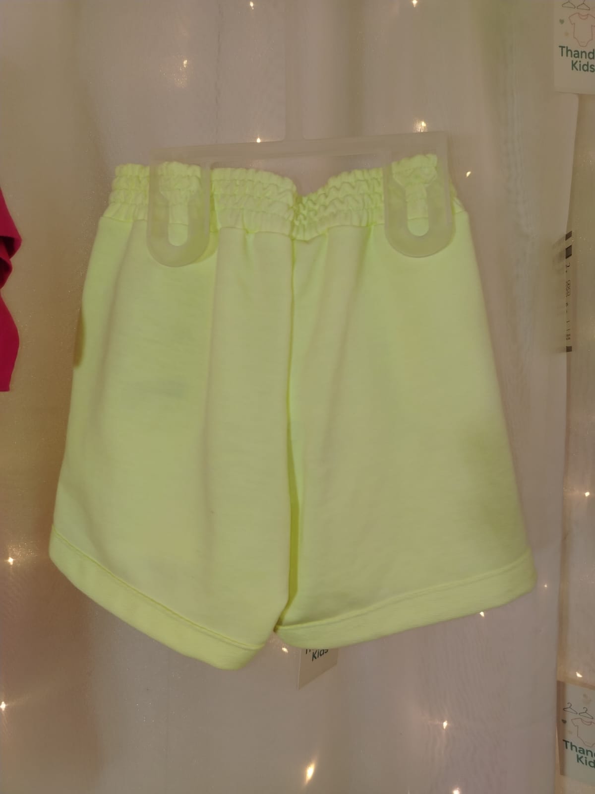 Conjunto Feminino LUNEDI Keep Moving Pink e Amarelo –  09840107 Tamanho 10 - Imagem 3
