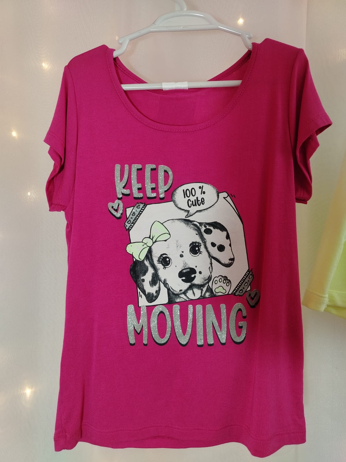 Conjunto Feminino LUNEDI Keep Moving Pink e Amarelo –  09840107 Tamanho 10 - Imagem 6