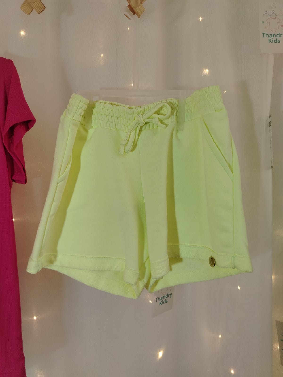 Conjunto Feminino LUNEDI Keep Moving Pink e Amarelo –  09840107 Tamanho 10 - Imagem 4