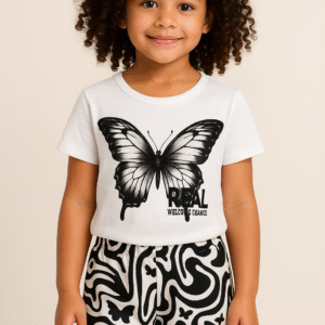 CONJ FEM JUV MC BORBOLETA FREE 10AO16 REF1000565 TAMANHO 10