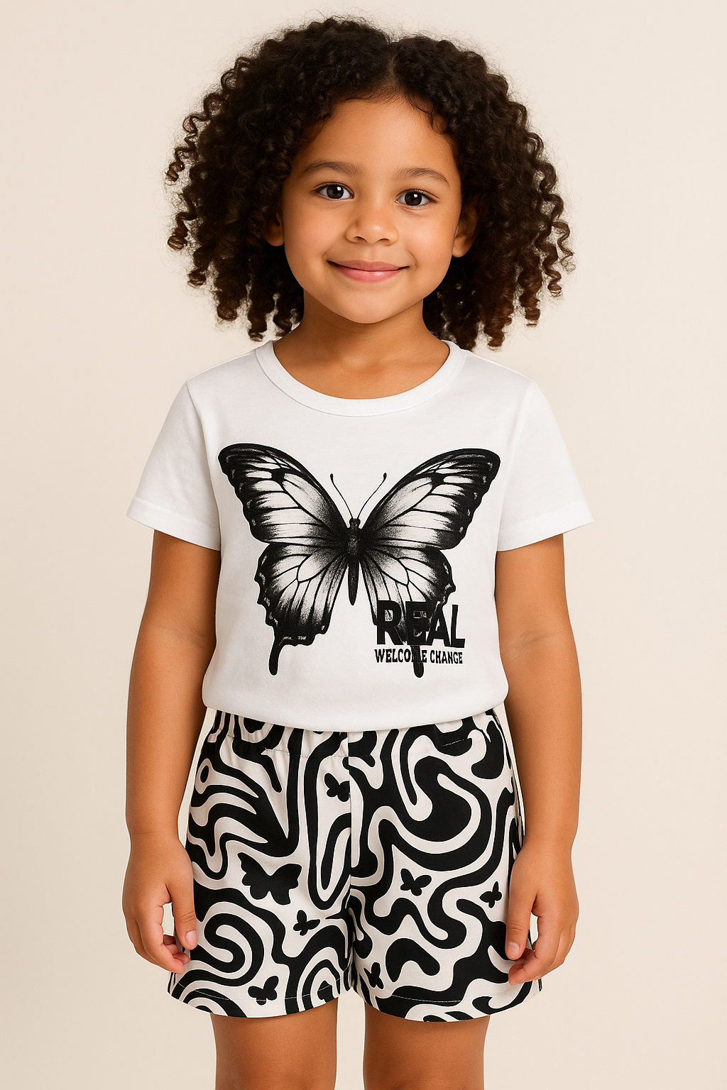 CONJ FEM JUV MC BORBOLETA FREE 10AO16 REF1000565 TAMANHO 10